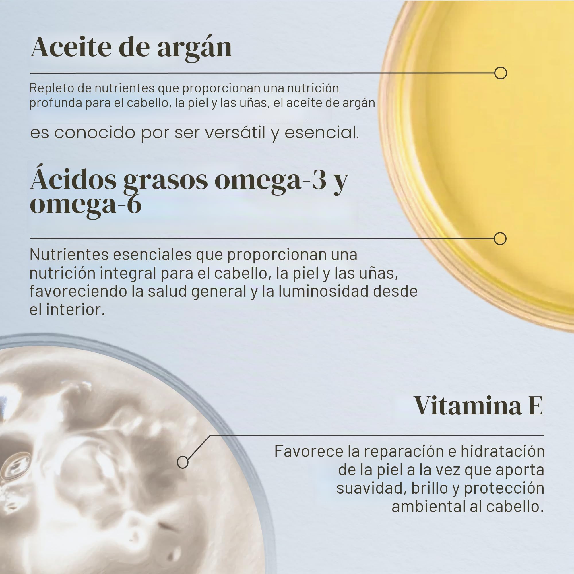 Satin Naturel Aceite de Argán Bio 100 ml – 100% Aceite Puro Prensado en Frío – Aceite Natural para Cabello, Piel, Uñas y Barba – Aceite para Cabello Seco y Cuero Cabelludo, Certificado Orgánico