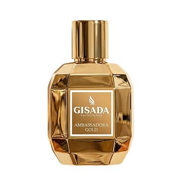 Gisada Ambassadora Gold - Eau de Parfum for Women - 3.3 fl oz 100 ml - Floral, Sweet & Elegant - Long-Lasting Perfume