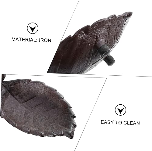 Miniatura 3 de Uonlytech Recipiente de hierro fundido Bandeja de almacenamiento para alimentos Bandeja de servir al aire libre Alimentador de alimentos Alimentador