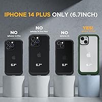 Vista 709 de Miracase - Funda magnética para iPhone 13 Pro Max de 6.7 pulgadas (compatible con MagSafe), transparente, completo, protector de pantalla de vidrio