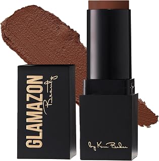 Glamazon Second to None Foundation Stick, Miss Mocha, Light-to-Full Coverage, Weightless Makeup With a Glowy Natural Finish