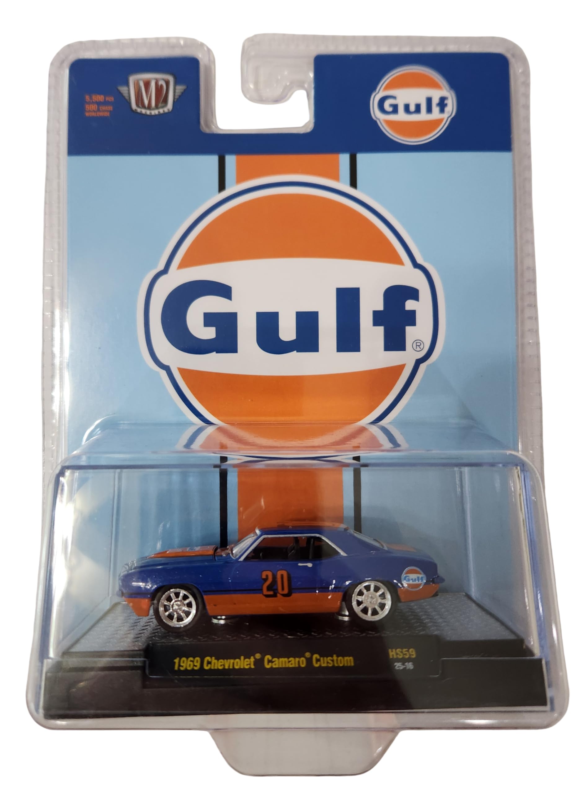 Amazon.com: M2 Machines Gulf Oil 1969 Chevy Camaro Custom – Hobby