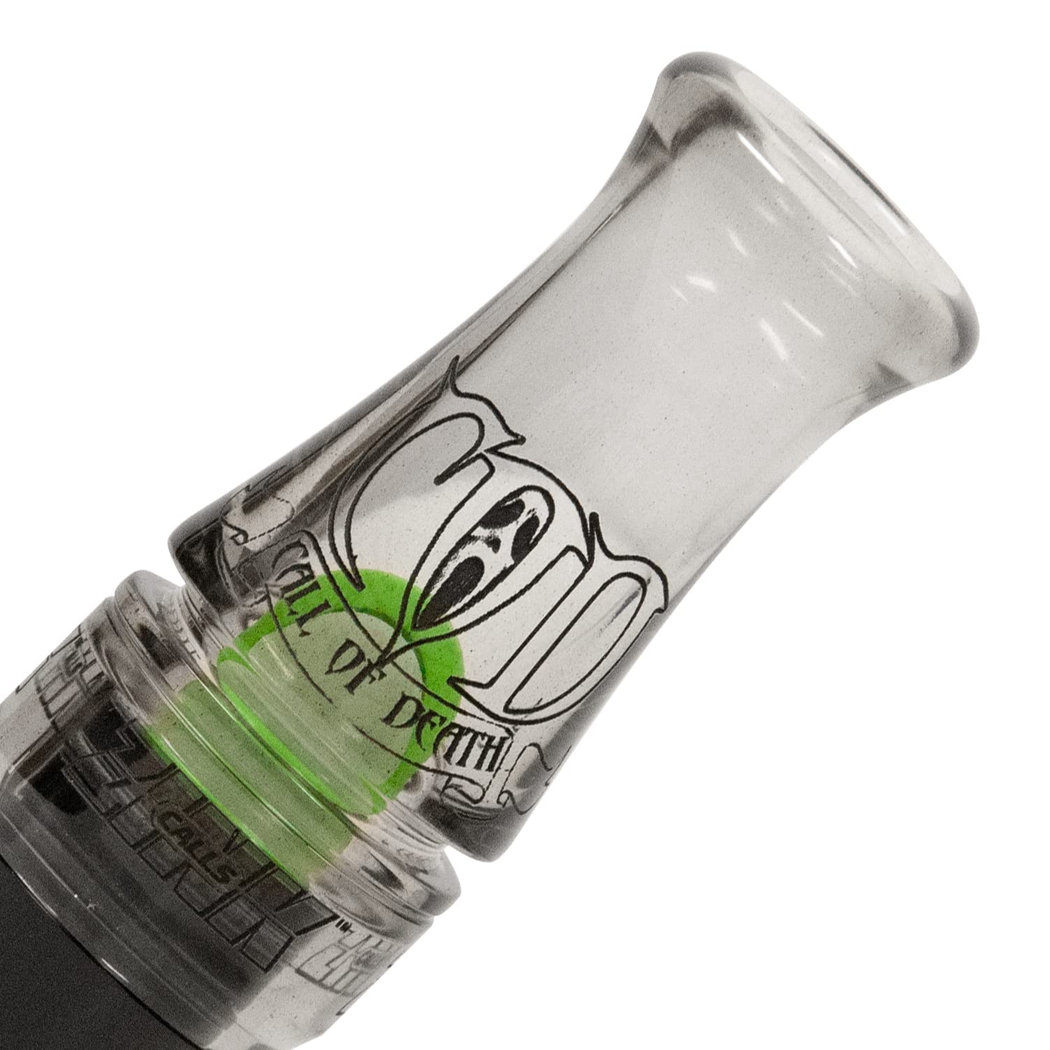 Zink Call of Death (COD) Polycarbonate Hand-Tuned Short Reed Waterfowl Canada Goose Hunting Game Call - Power, Gun Smoke