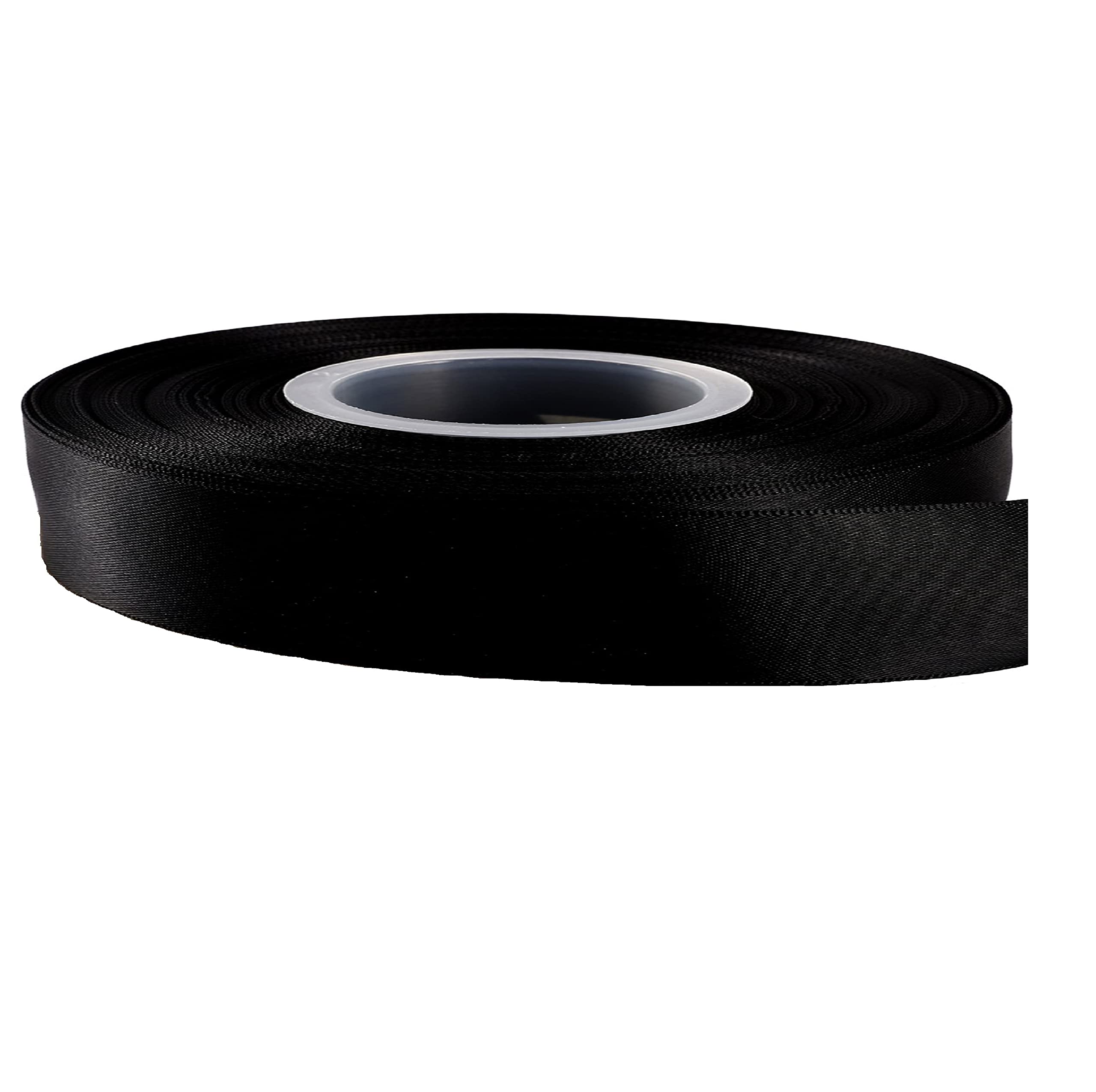 Double Sided Satin Ribbon Size 25mm x 10 Meters, Perfect for Gifts Wrap Sew Party, Decorations Events Dress Wedding Christmas Crafts, Bows Car, DIY, Bouquets, Cake More (Black) — view 136