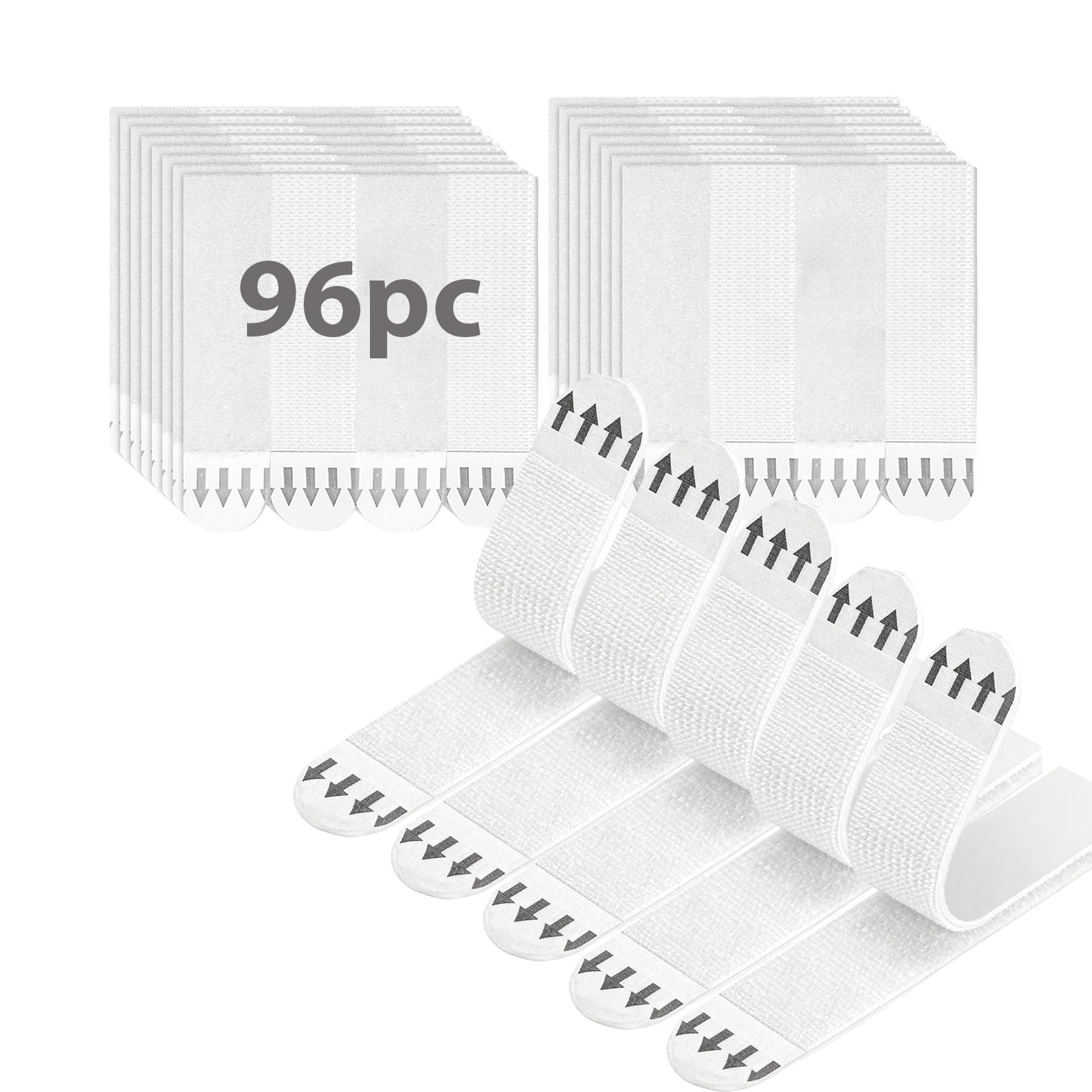 48-Pack Heavy Duty Picture Hanging Strips (96 Strips) ，Wall Hanging