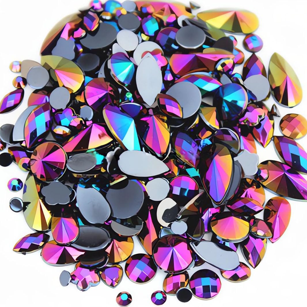 1400 AB Color Rhinestones - Craft Supplies & Party Decorations -12