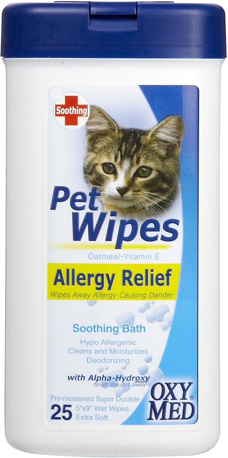 Tropiclean Allergy Relief Pet Wipes, 25 Count Amazon.ca Pet Supplies