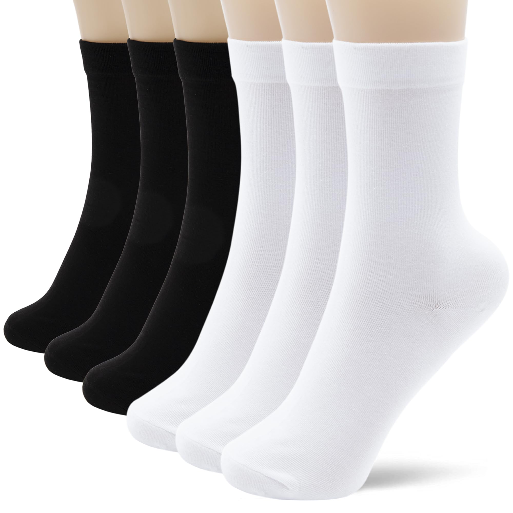 IvyhouseThin Crew Socks for Women - Soft Cotton Socks - Casual Boot Socks - Gift for Women