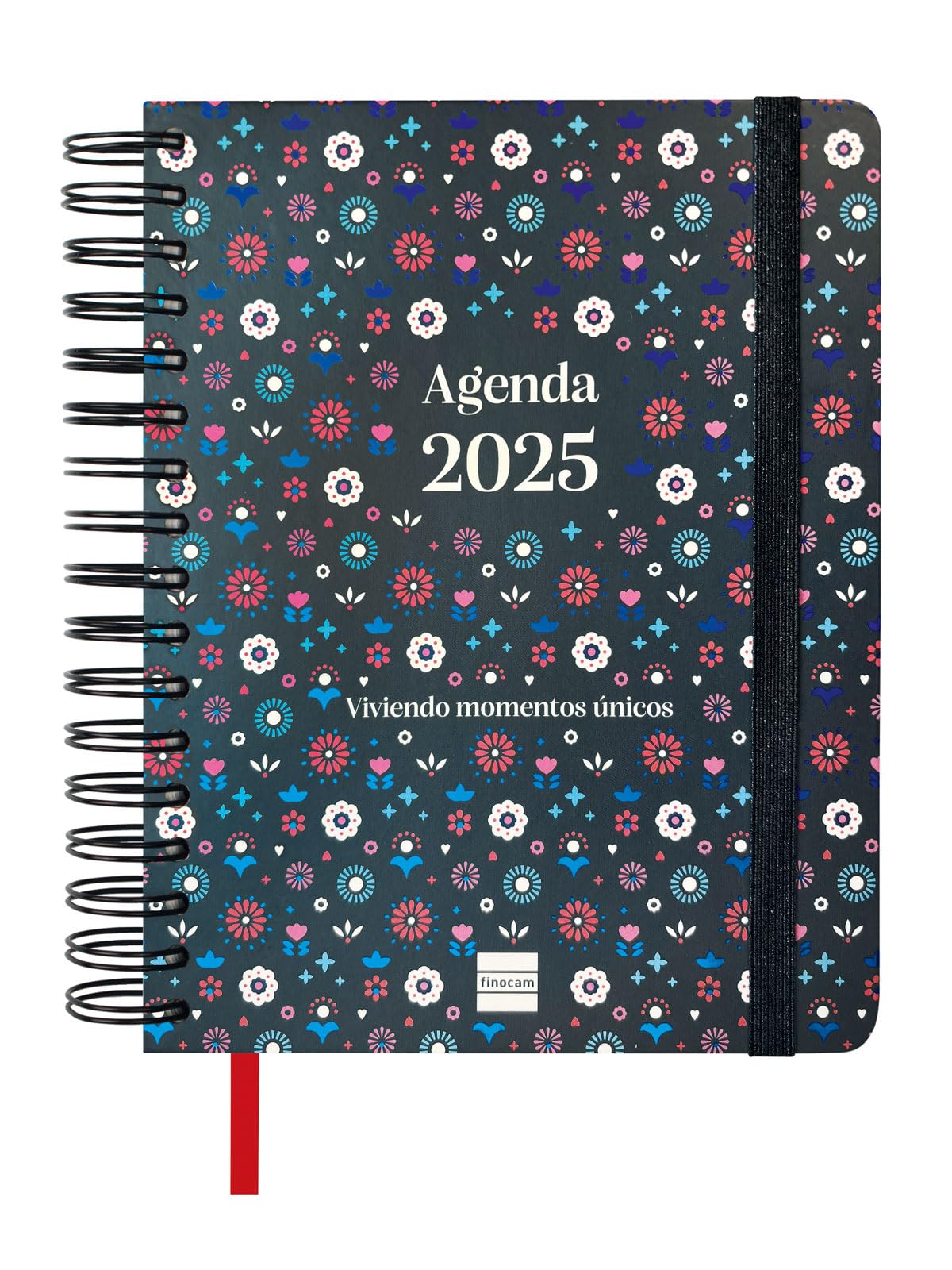 Finocam - Agenda Vitae 16 Meses 2024 2025 Semana Vista Horizontal Septiembre 2024 - Diciembre 2025 (16 meses) Negro Español