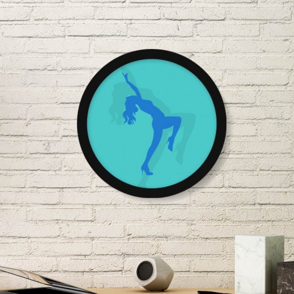 Cadre photo rectangle en bois noir DIYthinker Hot Yoga Belle Femme Art Peinture Small