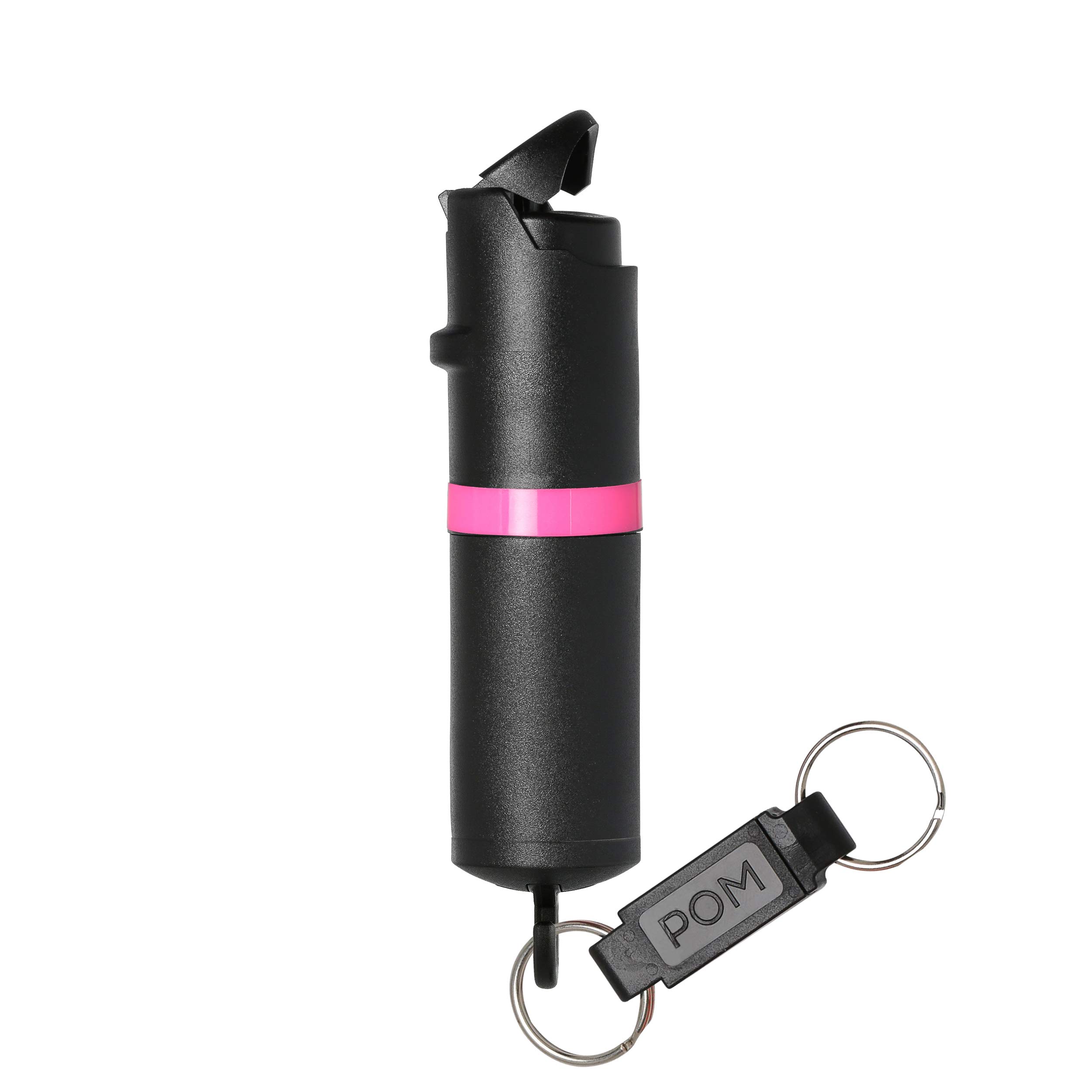 POM Pepper Spray Flip Top Snap Hook Maximum Strength OC Spray Self