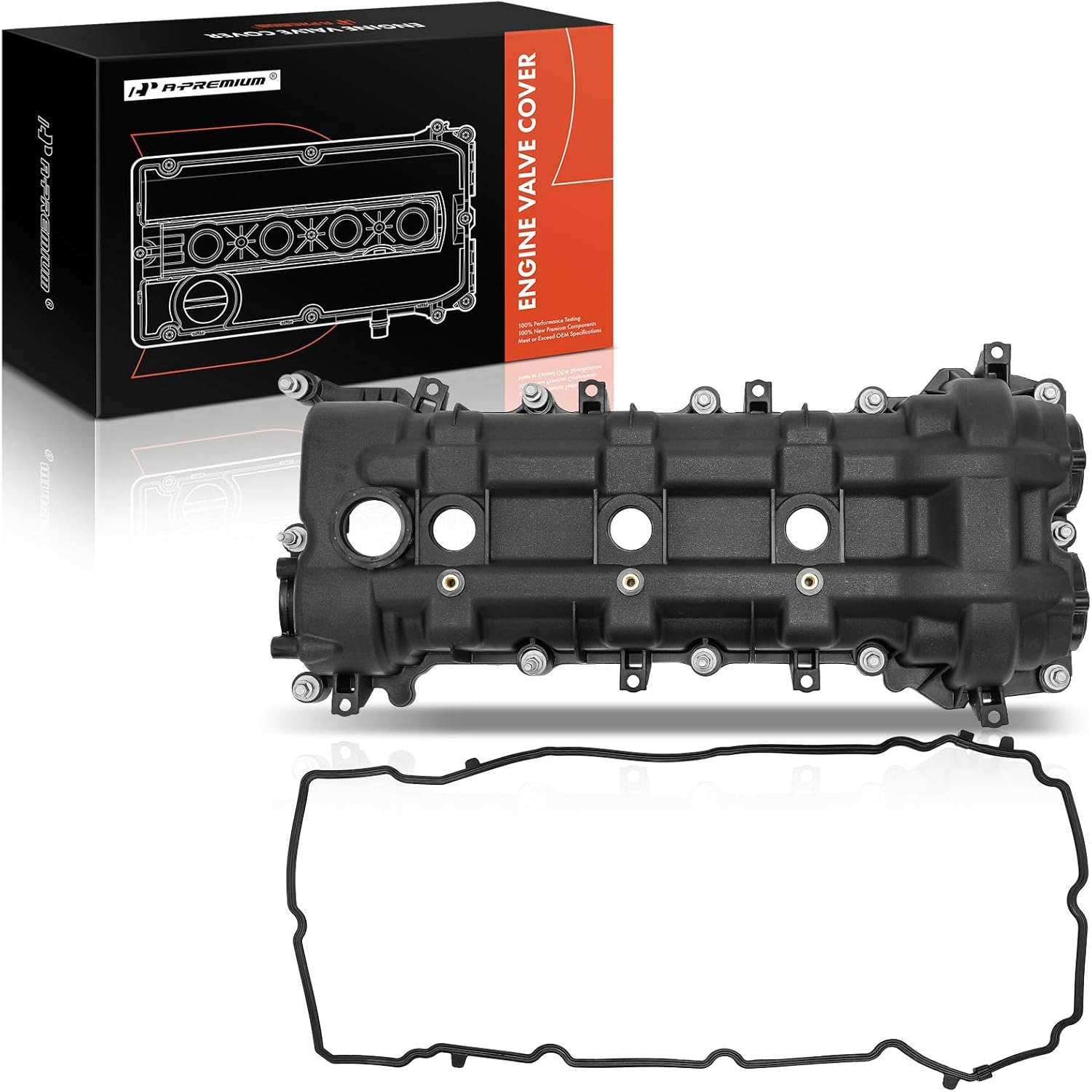 A-Premium Right Side Engine Valve Cover Compatible with Ram 1500, ProMaster 1500 & Jeep Grand Cherokee, Wrangler, Cherokee & Dodge Charger, Journey, Durango, Challenger, Avenger & Chrysler 200, 300