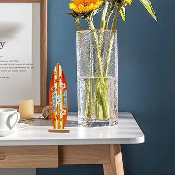Surfboard Centrepieces for Tables, Surfboard Table Decorations, Surfboard Beach Signs, Wooden Surfboard Decoration for the Wall, Surfboard Beach Signs, Tropical Bar Table Centrepieces for