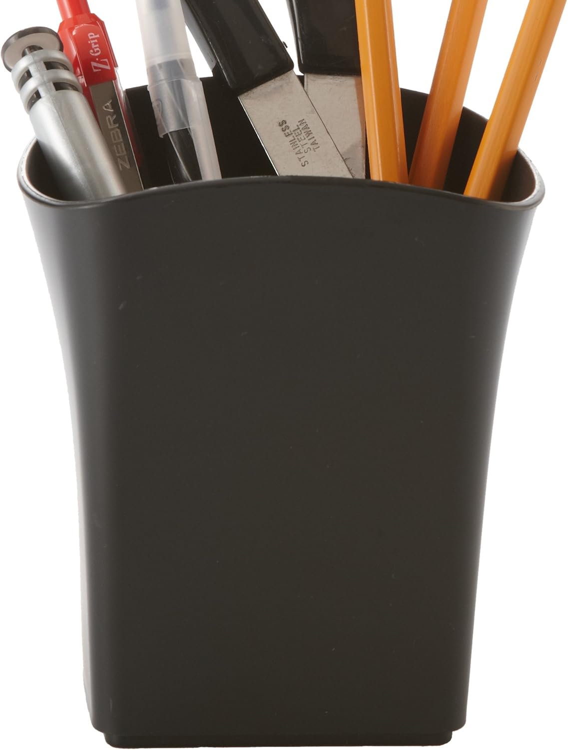 Storex Recycled Business Card Holder, 4.38 x 1.38 x 1.88 Inches, Black (70170A06C) : Desk Organizers : Office Products
