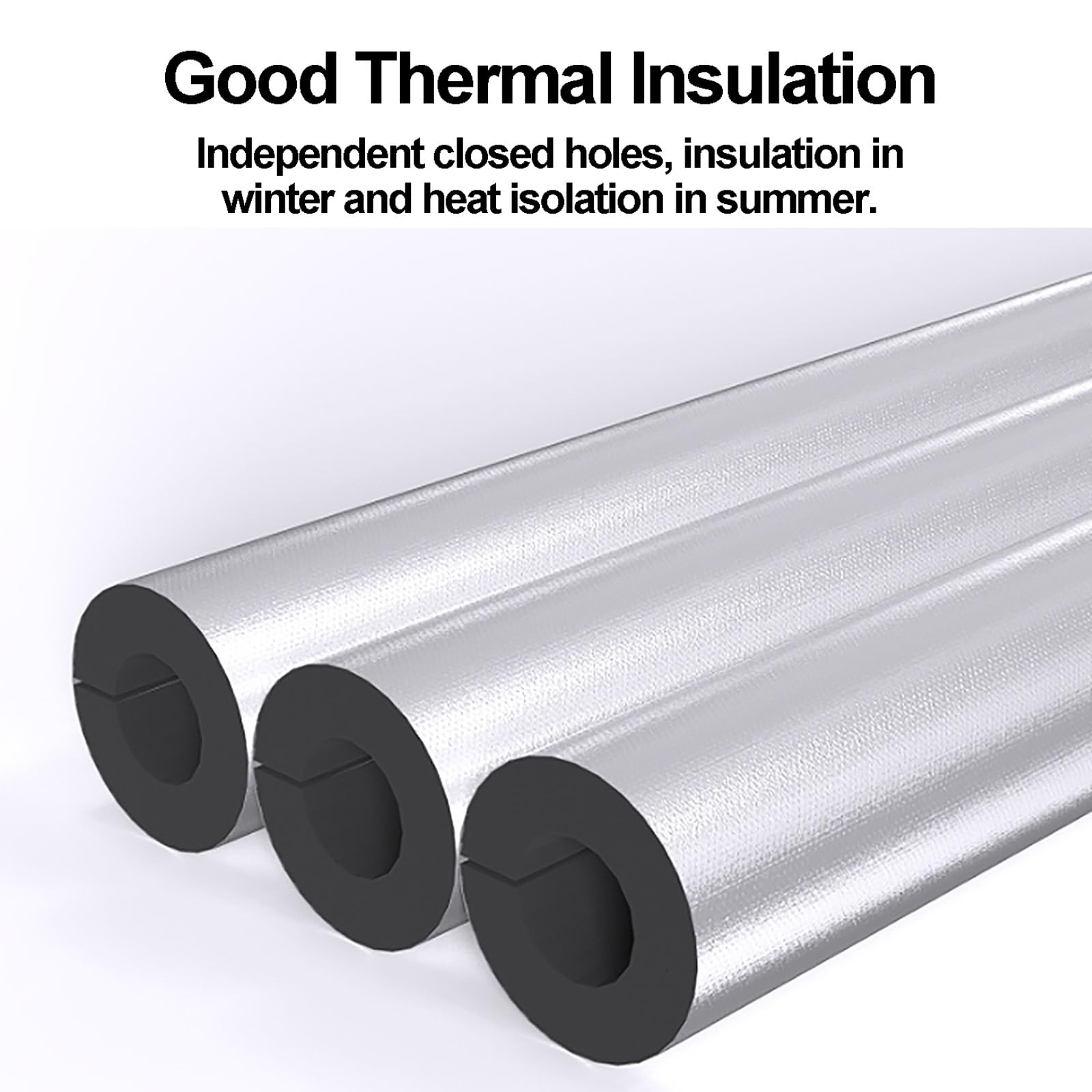 Water Pipe Insulation Sleeve, Aluminum Foil Tube Pipe