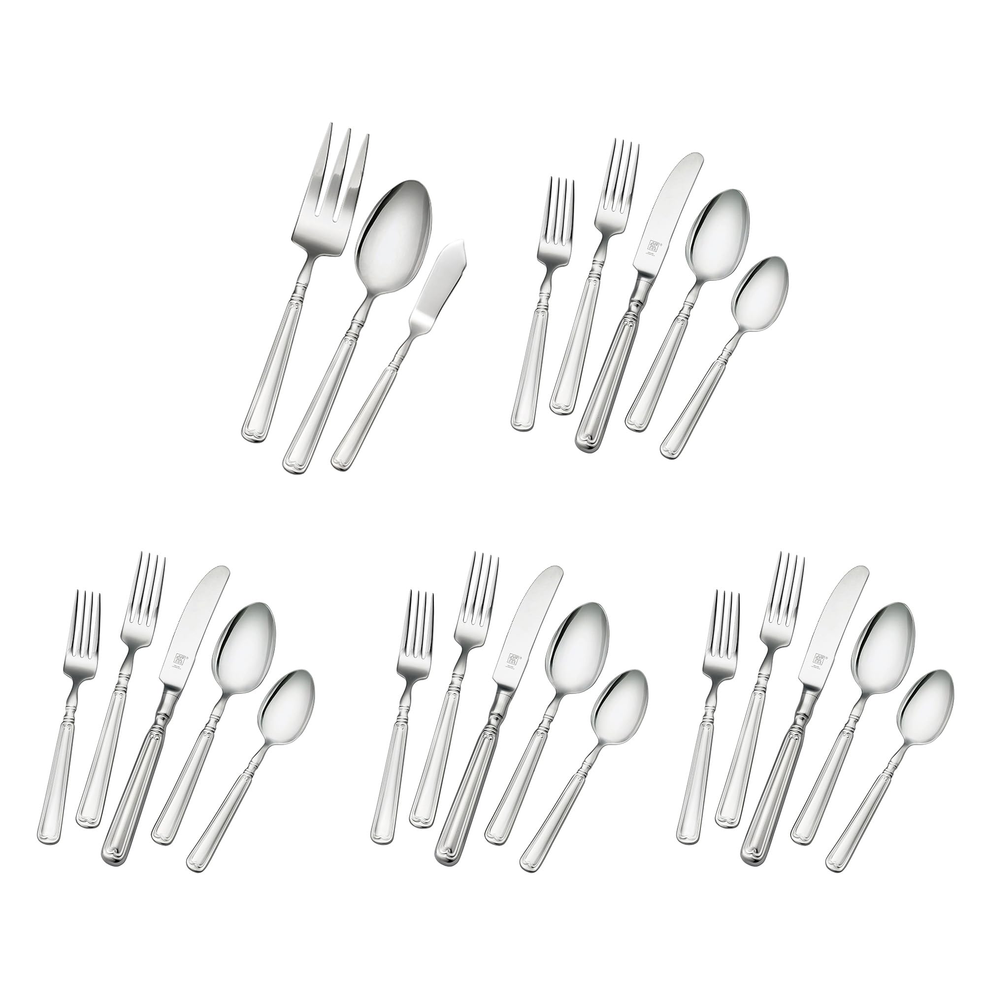 Amazon.com: ZWILLING Vintage 1876 23-pc 18/10 Stainless Steel