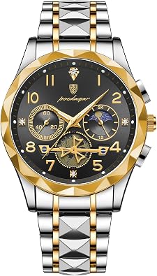 watchLuxury Man Wristwatch Chronograph Waterproof Luminous Men Watch Stainless Steel Mens Watch Sport Mens Quartz Watches