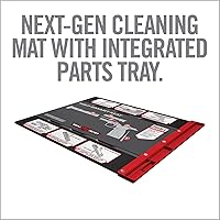 Vista 2 de Real Avid Alfombrillas de limpieza inteligentes para pistolas, resistentes al aceite, 19 x 16 pulgadas, con bandeja de piezas magnéticas y guías