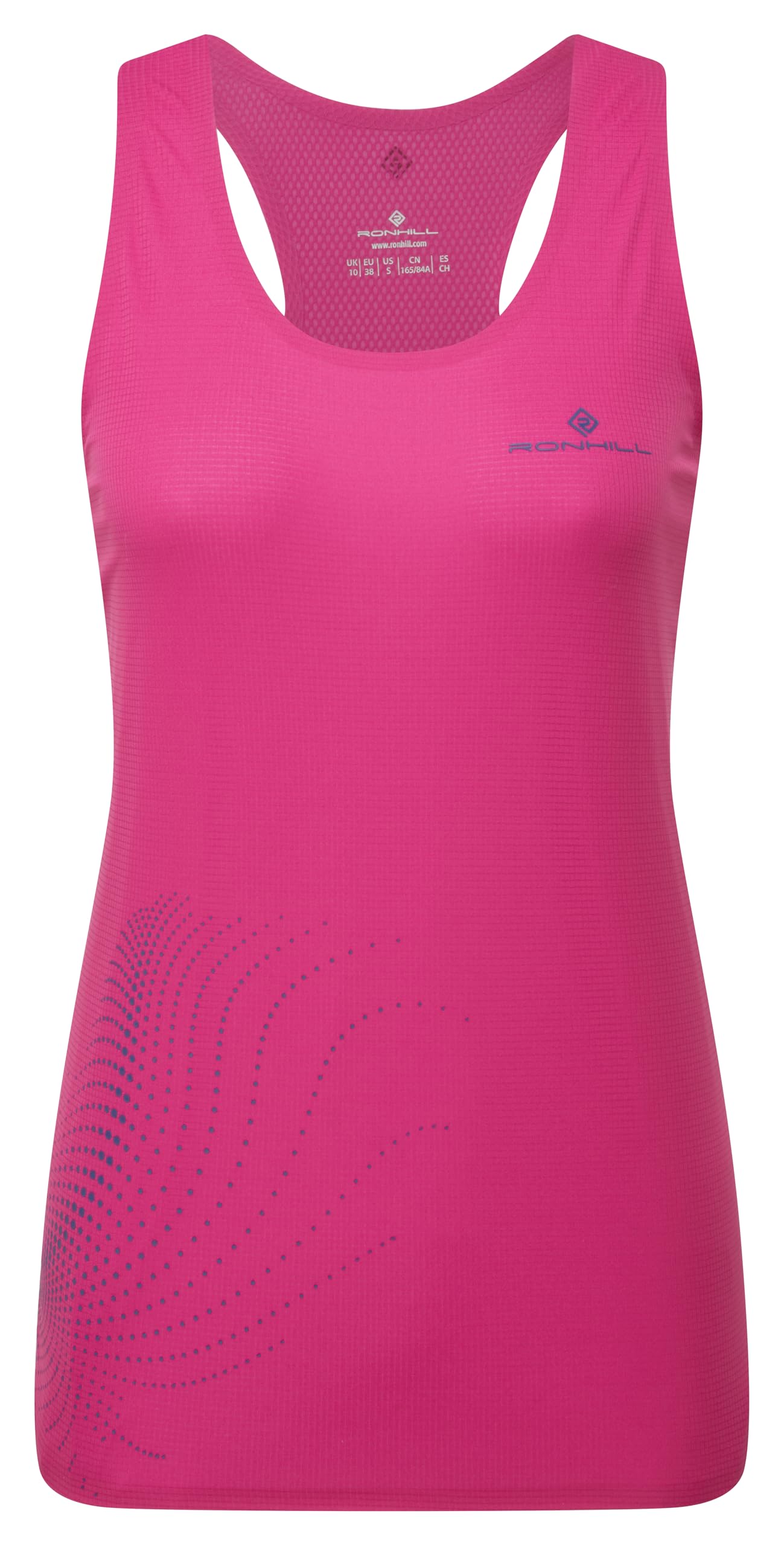 Ronhill Running, Wmn's Tech Race Vest, Exuberance/ClassicBlue, 8