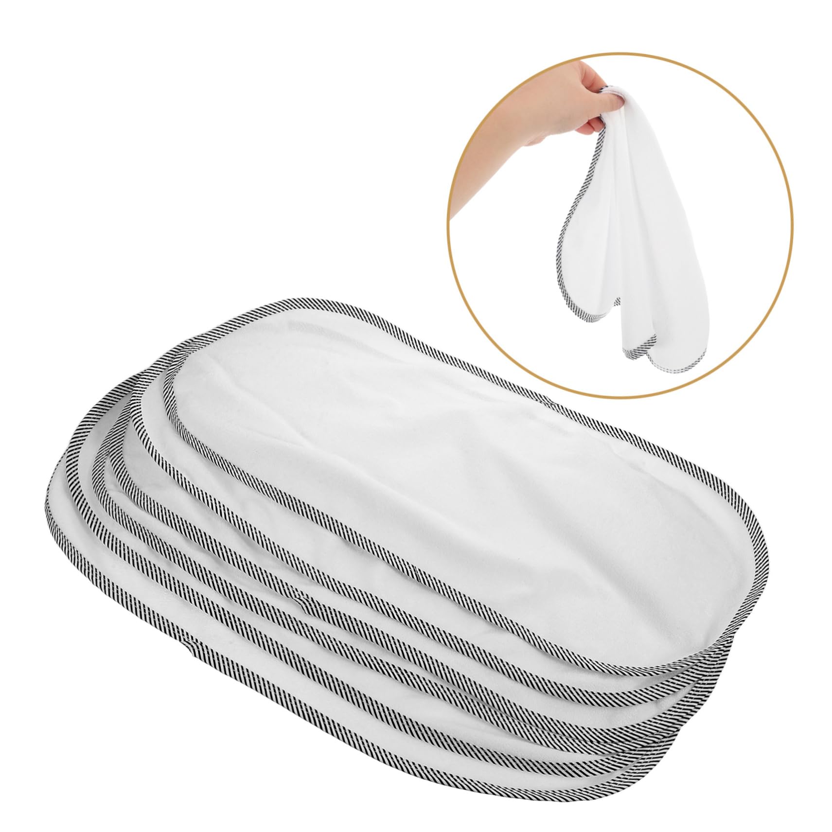 POPETPOP Set 6 Pezzi Materassino Fasciatoio Portatile in Cotone Leggero per Ragazzo Ragazza e Ragazzo Ragazza per Viaggio e Cambio Pannolino Comodo e Riutilizzabile