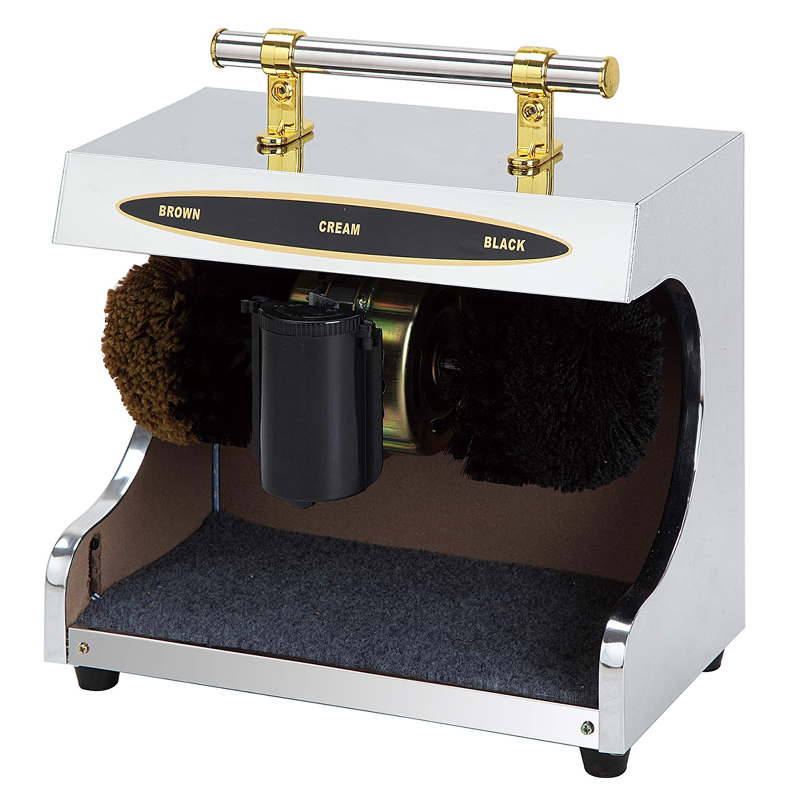 Spazzola a pettine portatile for uso domestico con sensore a(Gold)