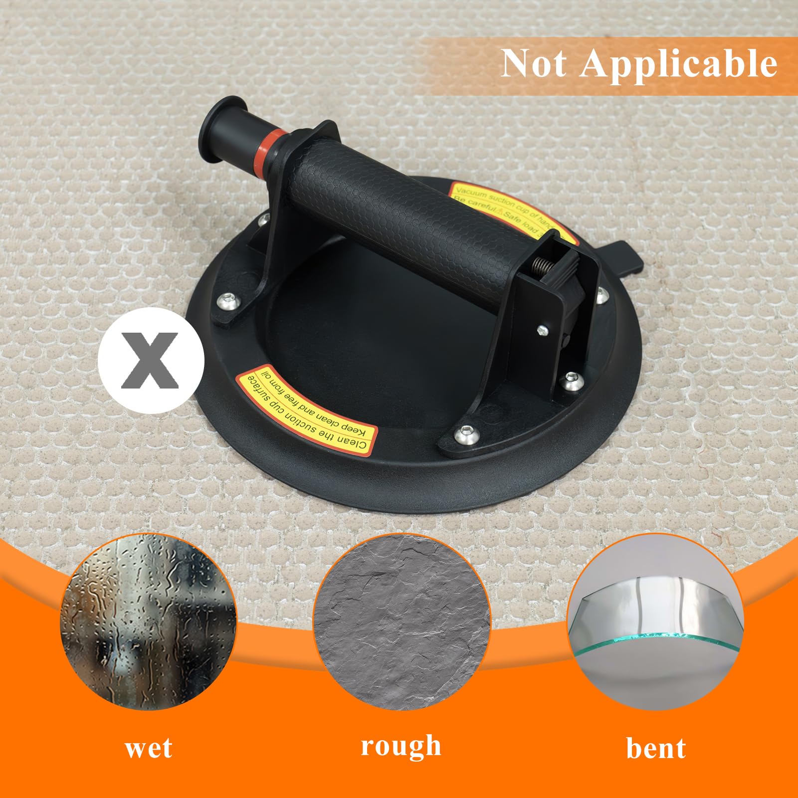 Window Suction Snapklik.com : Glass Suction Cup 8 Vacuum Suction Cups To Lift Large ...