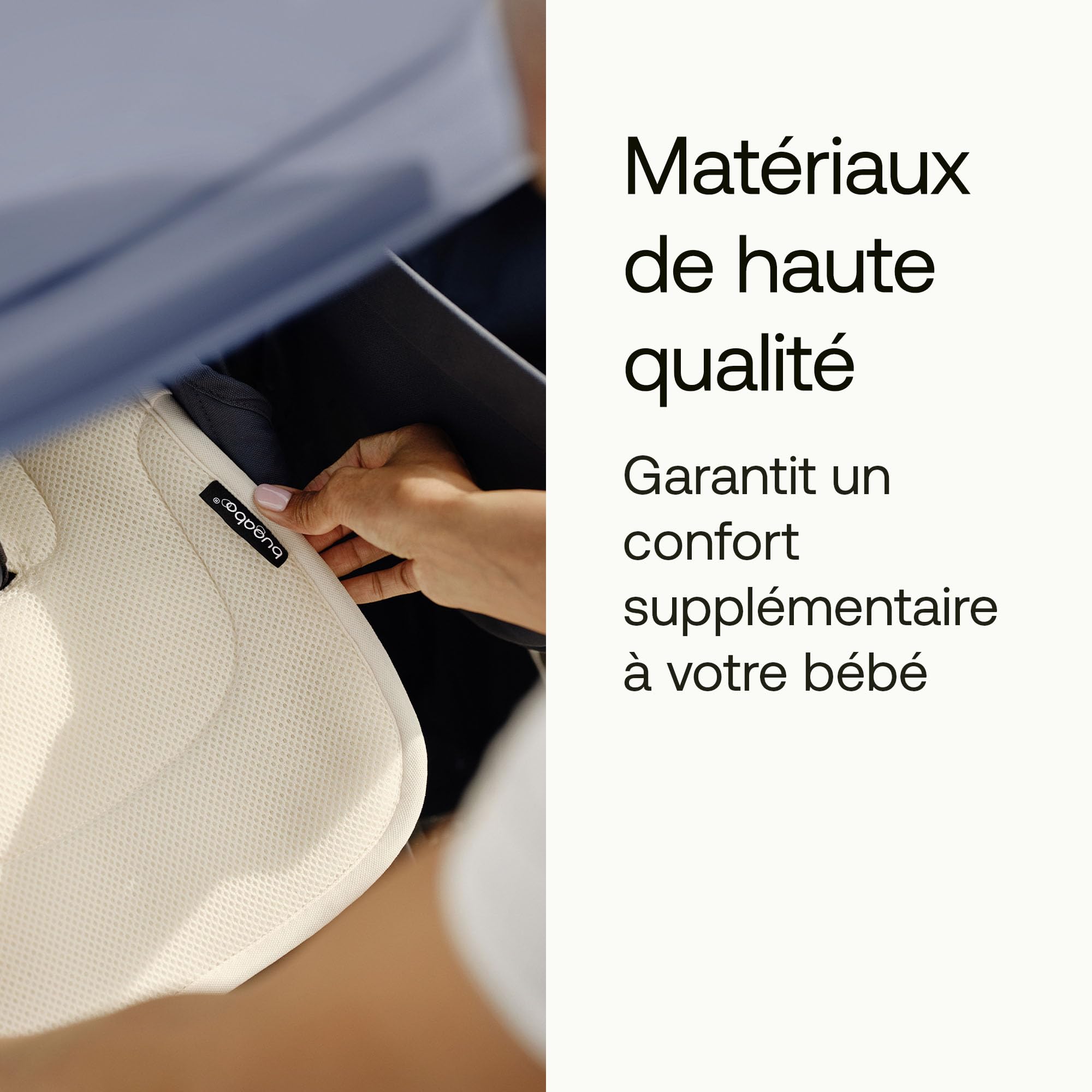 Bugaboo Pack d'accessoires d'été: Coussin confort réversible per toutes les saisons et Ombrelle+, compatible avec toutes les poussettes Bugaboo, protection solaire UPF 50+, Noire