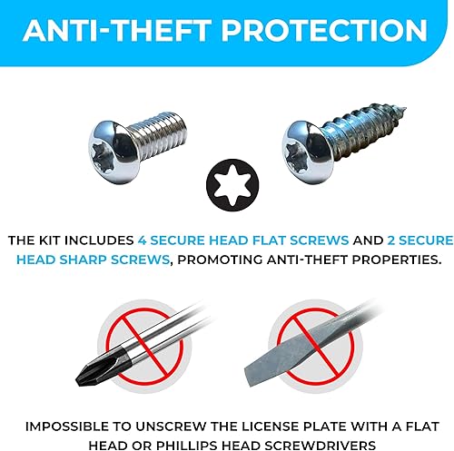 Miniatura 6 de Soporte de placa de parachoques delantero para Jeep 2000-2025, juego de soportes de placa con 6 tornillos únicos y kit de llave, kit de montaje de