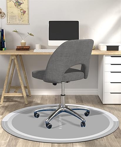 Miniatura 4 de Tapete redondo para silla de oficina, tapete para silla de piso de madera dura, tapete para silla de juegos, tapete para silla de oficina