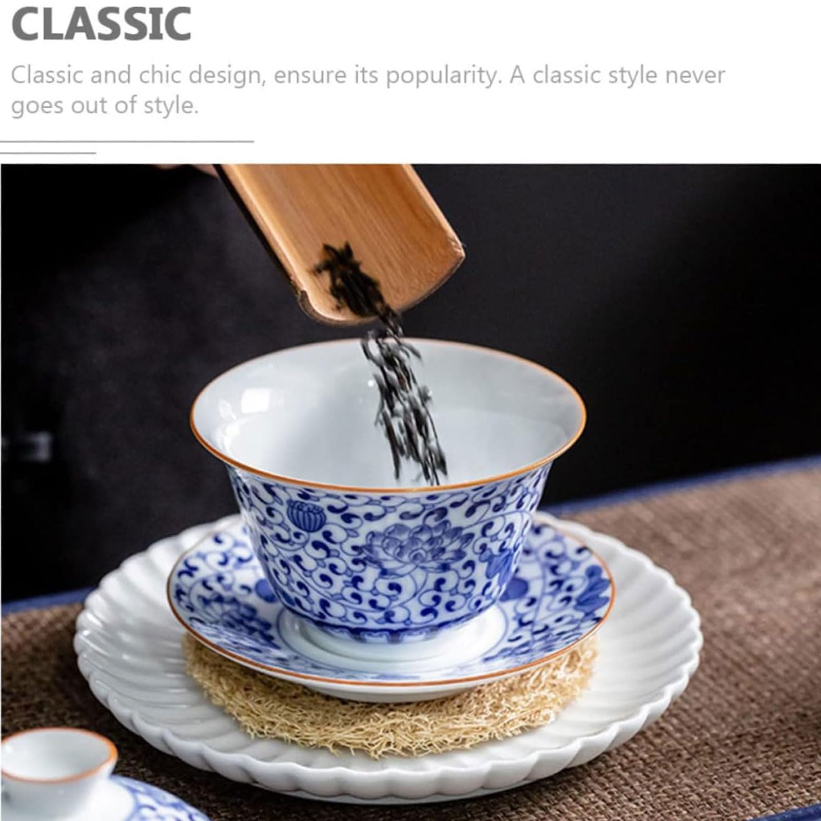 Teeschale 1 Set Klassische Teetasse Teehaus-Teetasse Keramik-Terrine Teetasse für Sammler Feiertags-Kollegen