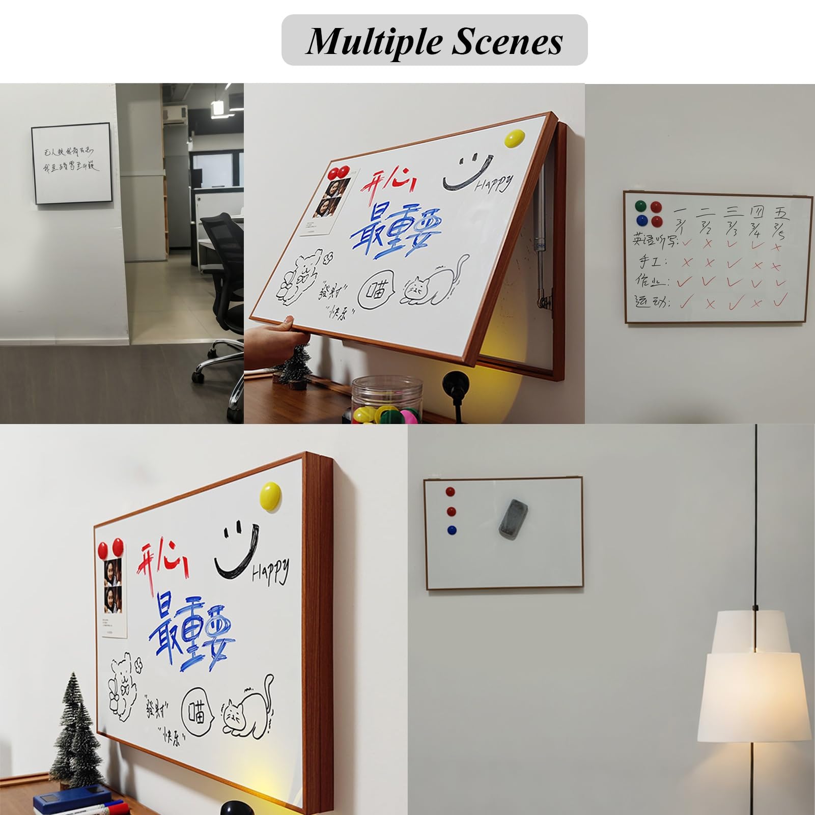 Tapa Cuadro Electrico Obra de Arte DIY para Cubrir un Panel Eléctrico, Caja de Medidor Eléctrico con Soportes Hidráulicos para Varillas, Tapiz para Ocultar un Panel Eléctrico, Decoración del Hogar(Whi