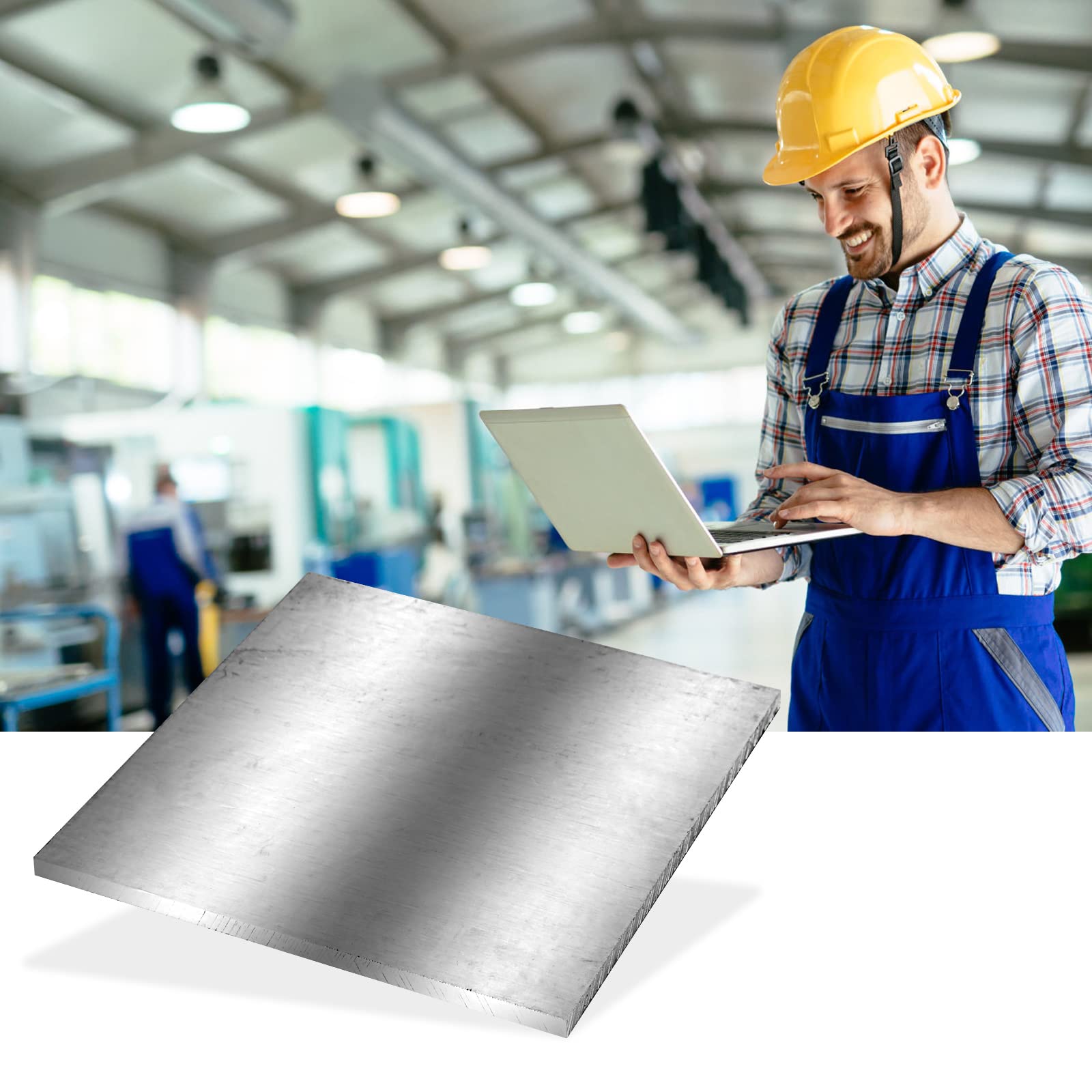 6061 Aluminum Sheet, 6 X 6 X 1/4 Inches Thickness, Flat Plain Plate Panel Aluminum Metal, Heavy Duty Metal Aluminum Sheet Plate Finely Polished And Deburred, 6mm - View #6