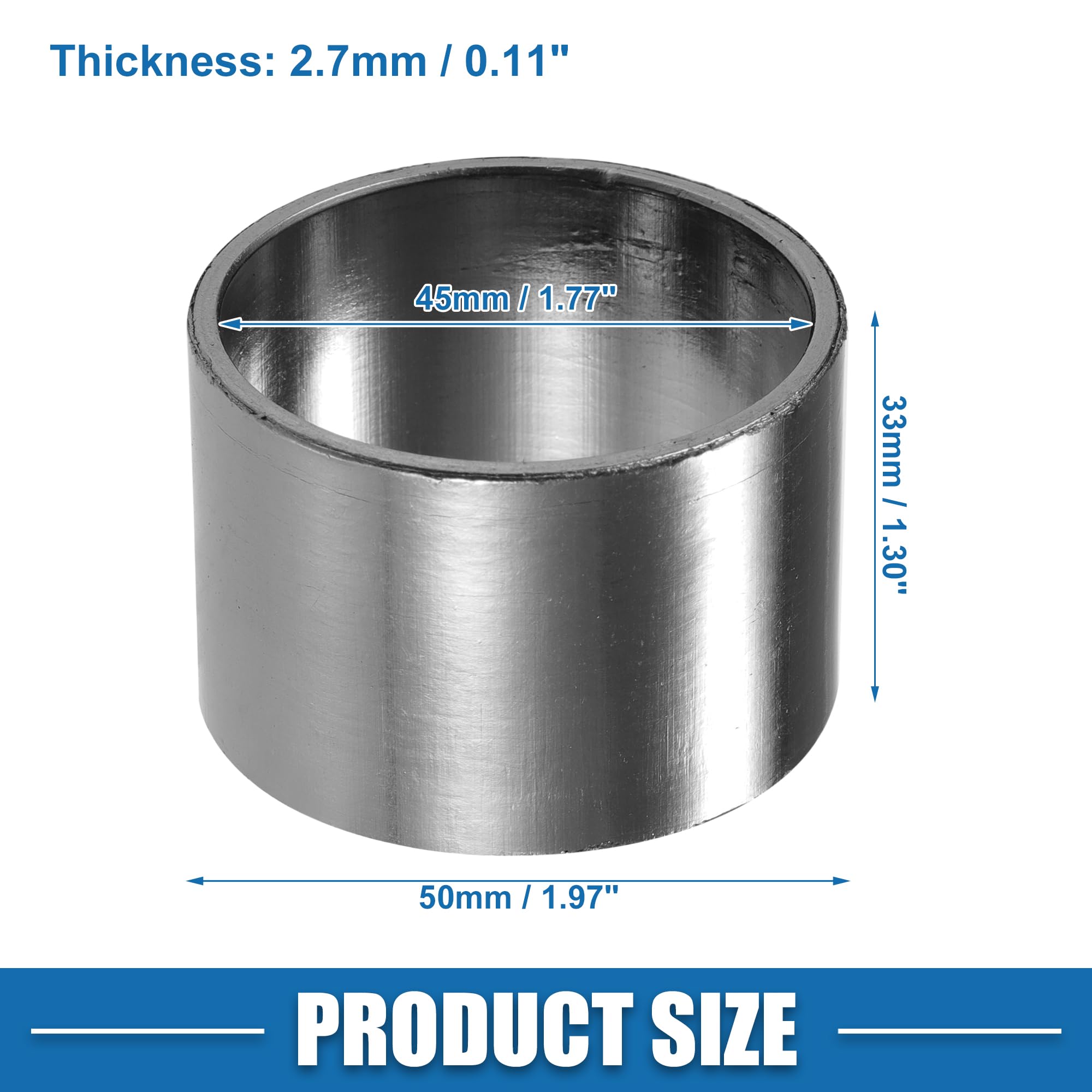 Amazon | A ABSOPRO オートバイ排 気マフラーパイプガスケット 45mm