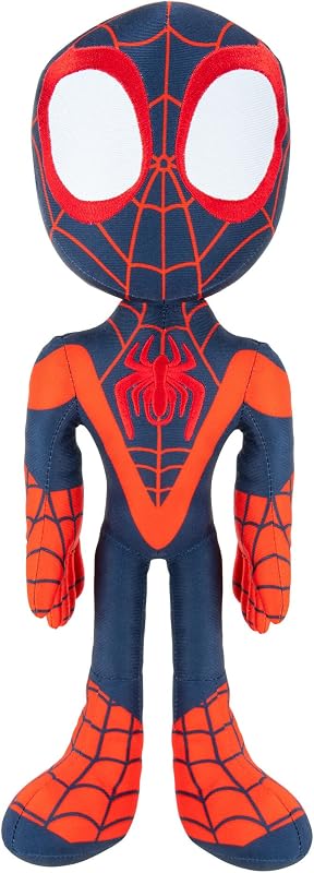 Marvel Spidey y sus increíbles amigos Mi amigo Miles Peluche parlante - 16 pulgadas Miles Morales con sonidos - Juguetes con sus amigables spideys de barrio