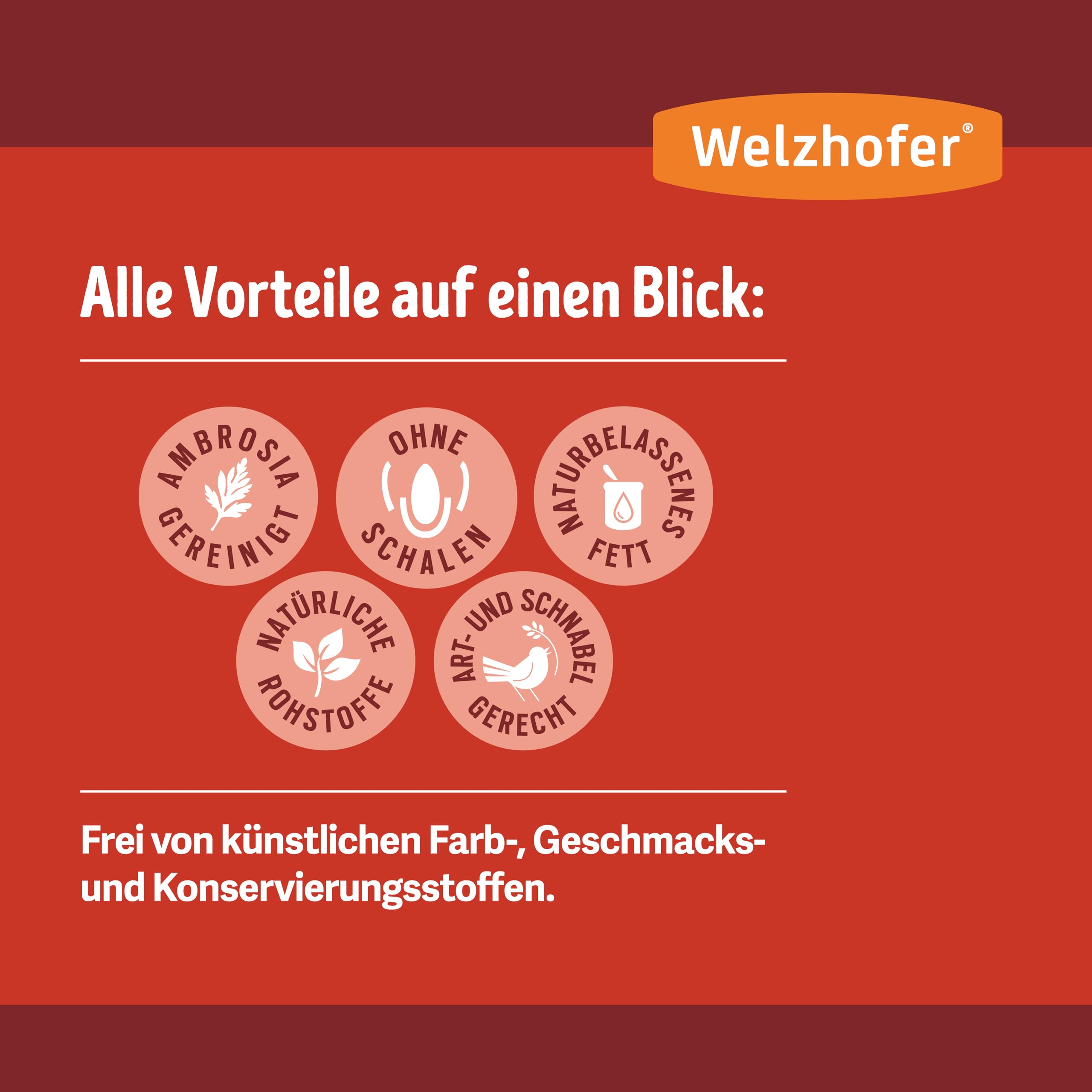 Fettfutter für Wildvögel 25kg – Hochenergetische Mischung mit Haferflocken, naturbelassenem Fett, Sultaninen und Erdnüssen. Ohne Zusatzstoffe. Artgerecht für das ganze Jahr.