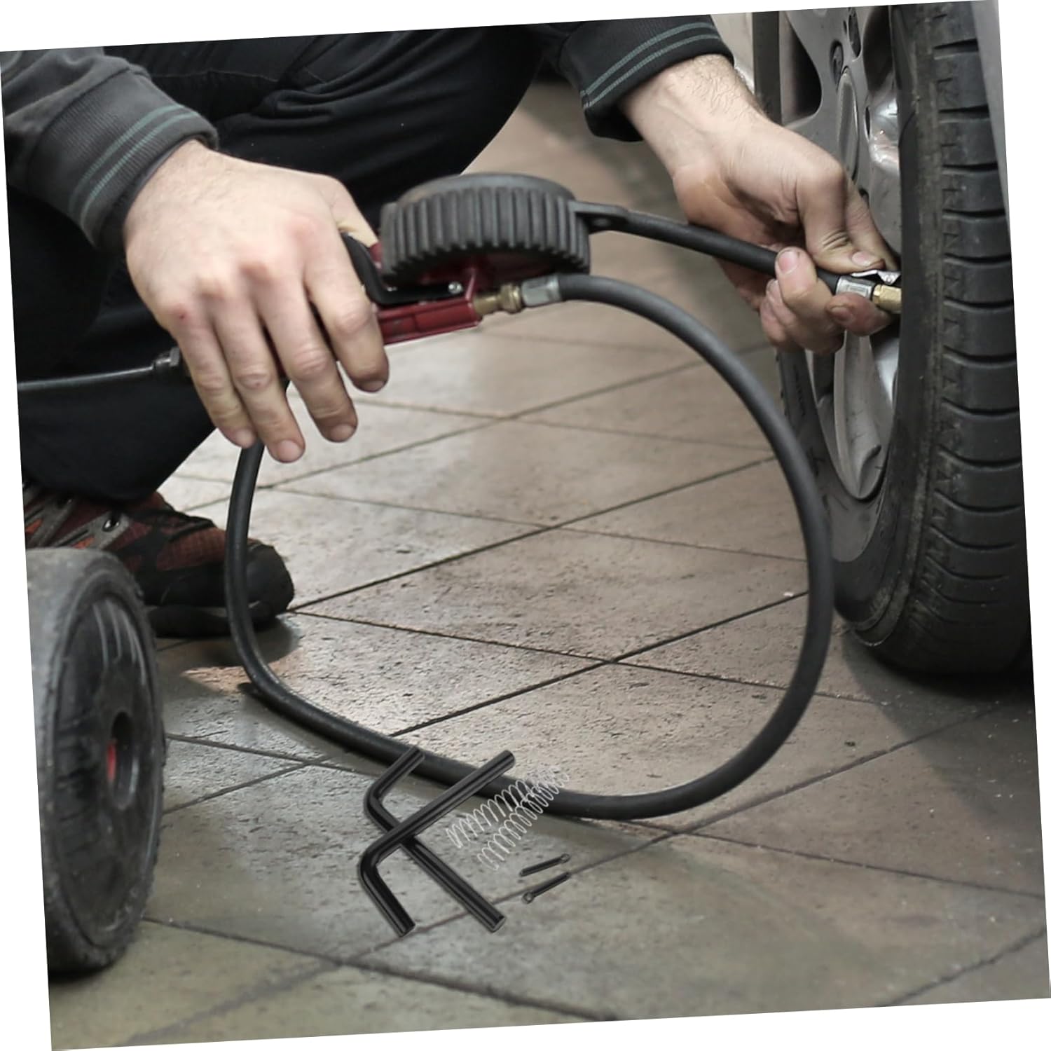 Mikinona Spring Gate Latch Replacement Trailer Door Parts Trailer Gate Pin Repair Kit