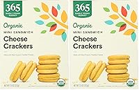 Vista 8 de 365 by Whole Foods Market, Galletas de mini sándwich de queso orgánico, 7.5 onzas