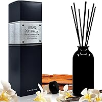 Vista 48 de Urban Naturals Sweet Pea & Sandalwood Reed Diffuser Set Made with Essential Oils & Real Botanicals White Florals, Jasmine, Sweet Pea, Juicy