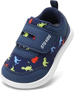 Toddler Wide Toe Box Barefoot Shoes Boys Girls Zero Drop,Baby First Walking Shoes Glitter
