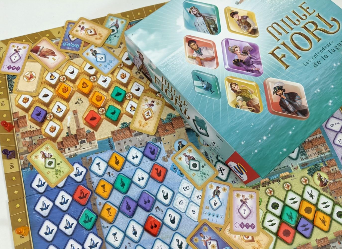 Schmidt Spiele 88398 Mille Fiori, Strategy Game