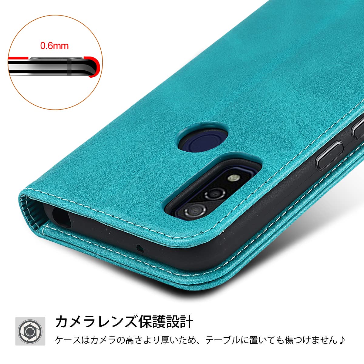 Amazon.co.jp: アローズWE F-51B 手帳型ケース - docomo FCG01, au