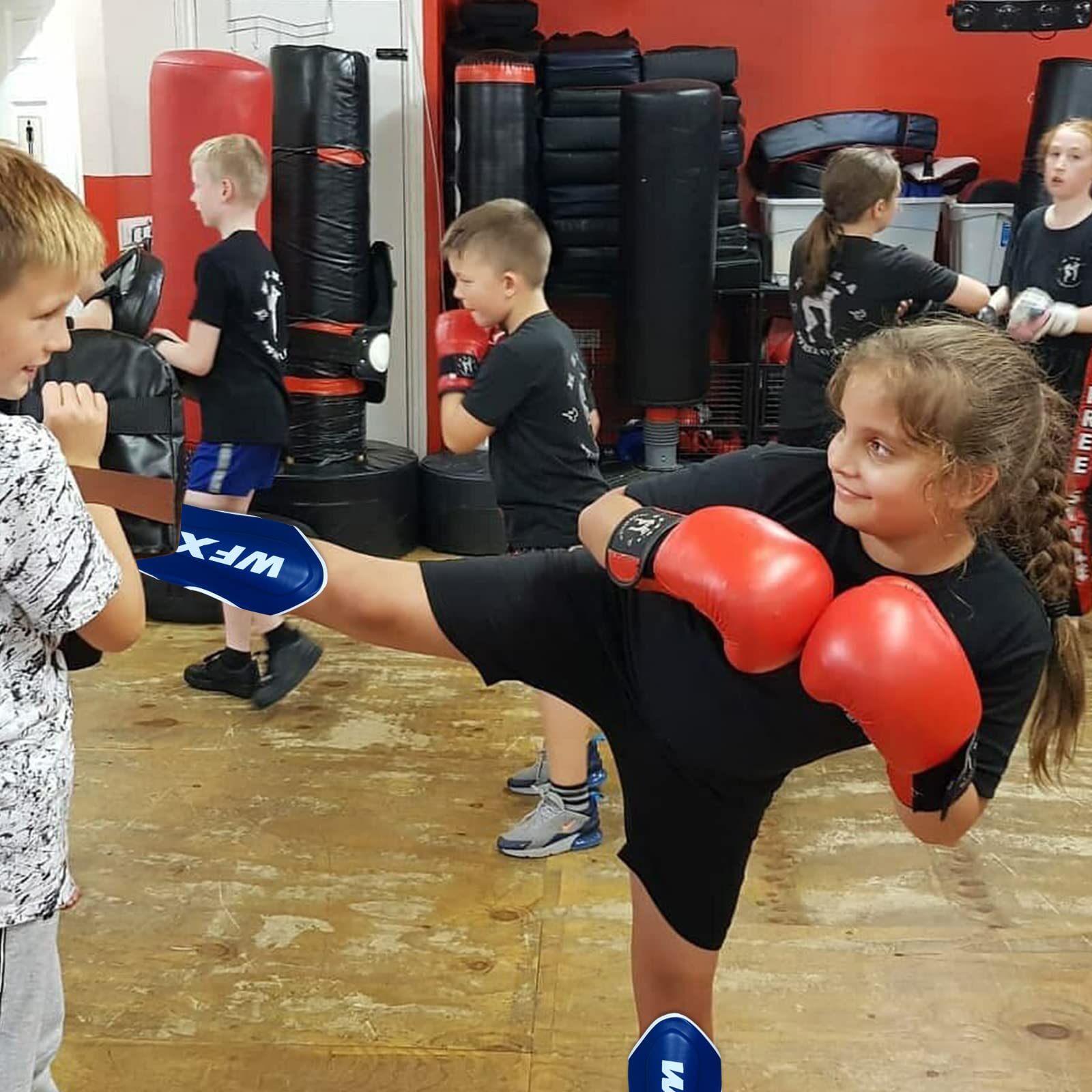 Protector Tibias y Empeine para niños – MMA – Muay Thai – Kick Boxing – Niños y niñas