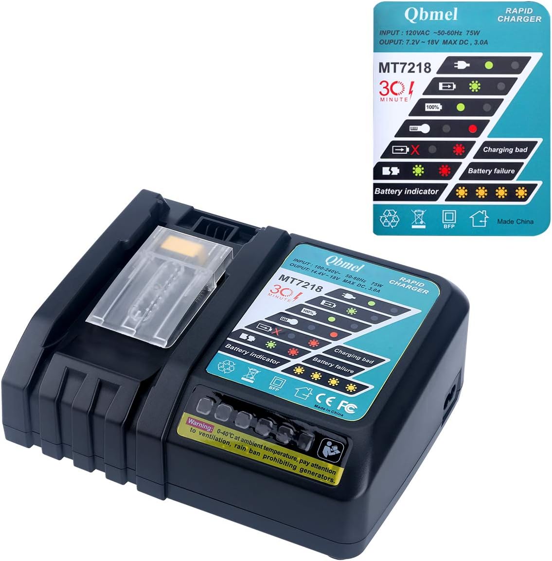 Fеаturеd Prоduсt 18 Volt Battery Charger for Makita 14.4V-18V LXT Lithium-Ion Battery BL1815 BL1830 BL1840 DC1850 BL1860 LXT400 Cordless