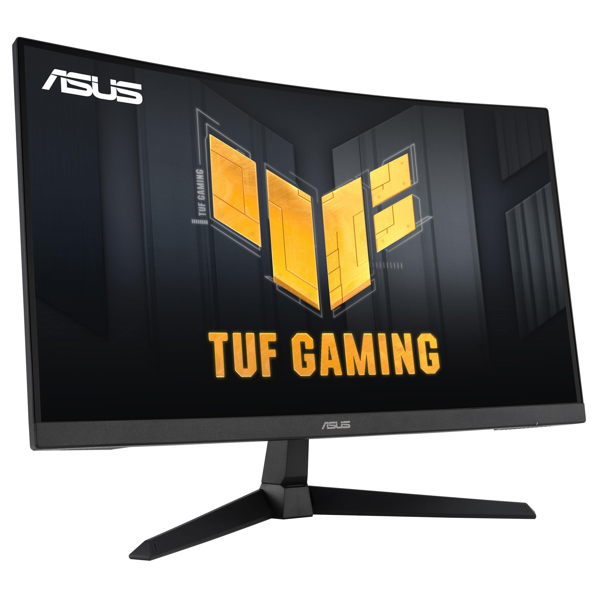 ASUS TUF Gaming VG27VQM1B - Monitor Gaming de 27 Pulgadas Full HD, Curvo, 280 Hz, ELMB, 1 ms de Tiempo de Respuesta, FreeSync Premium, 90% DCI-P3, DisplayWidget Center | ELMB Sync, 1ms, 90% DCI-P3, altavoces integrados, FreeSync Premium, curva 1500R, cent