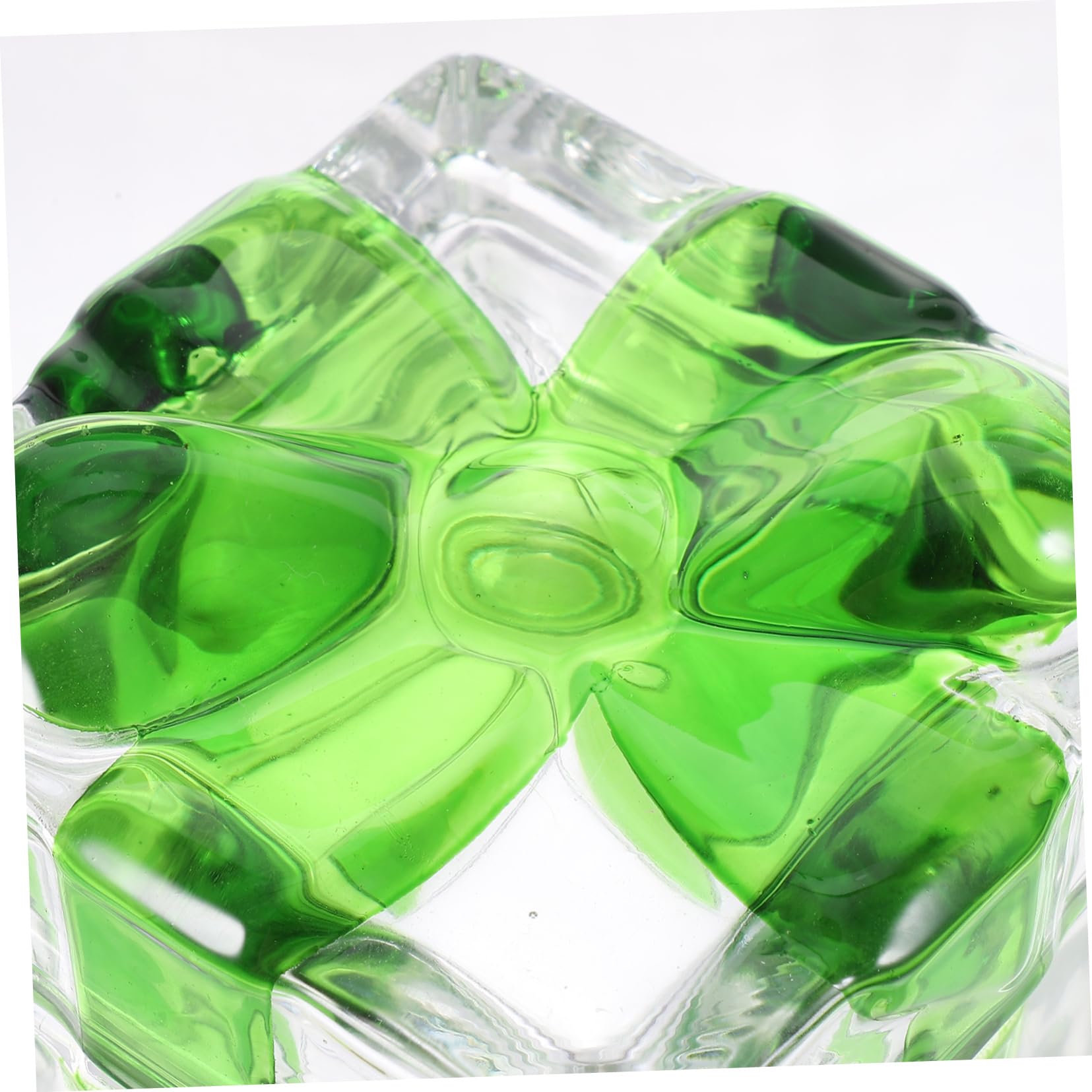 FRCOLOR Barattolo Caramelle in Cristallo Verde Coperchio, Scatola