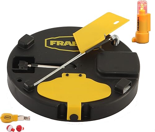 Miniatura 9 de Frabill VYPR - Punta aireada con carrete recto  Punta térmica con aireador integrado e indicador de viaje iluminado, color negro