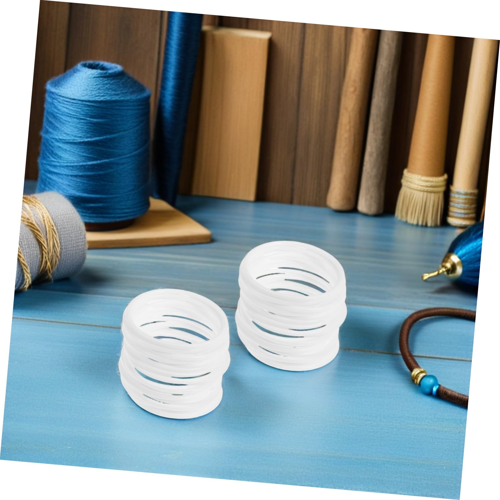 Wystrój Domu Plastikowe 30szt Makrama Hoops Białe Obręcze Do Rękodzieła Na Wianek Dream Catcher I Do Powieszenia Na Ścianie