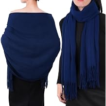 Cashmere Scarf for Women Winter, Fashion Womens Scarves, Pashmina Shawl Wraps, Wedding Bridesmaid Gifts