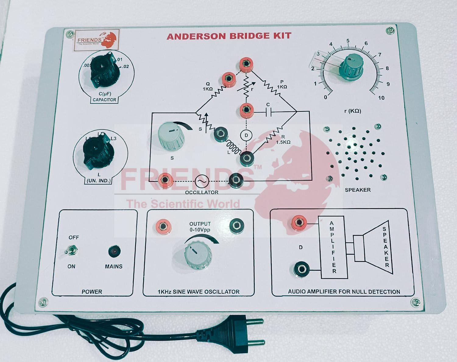 Anderson Bridge with inbuilt Oscillator & Speaker-image-45