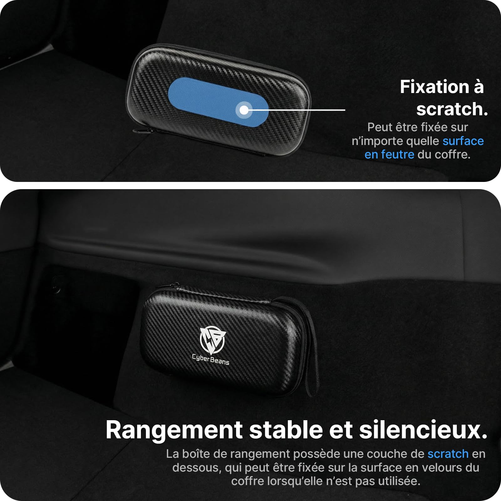 Lot de 4 Plots de Levage pour Tesla Model S 3 X Y (2016-2025 et 2026 Highland/Juniper) Tampons en Caoutchouc pour Cric avec Boîte de Rangement